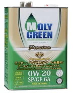 MolyGreen Premium. 0W-20, �������������, 4��. ����
