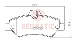 ������� ���� ���� ��� Dodge Sprinter 2.4L 07-/ Mercedes-BENZ Sprinter 906 06-/ VW Crafter 30/35/50 Segmatic ���. SGBP2704 SGBP2704 ����