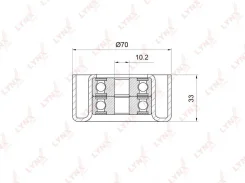 ����� �������� ���������� ����� Lynxauto PB7033 PB7033 ����