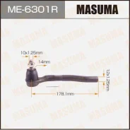 ���������� ������� Masuma ME6301R Honda FIT/ GD1, GD2, GD3, GD4 0107 ME6301R ����