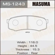 ������� ��������� �������� Masuma MS1243 AN337K, NP1008, P83024 MS1243 ����
