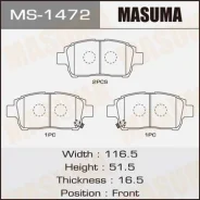 ������� ��������� �������� Masuma MS1472 AN634WK, NP1005, P83051 MS1472 ����