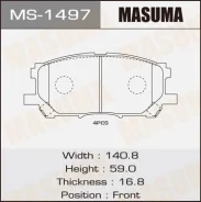 ������� ��������� �������� Masuma MS1497 AN687WK, NP1062, P83067 MS1497 ����