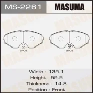 ������� ��������� �������� Masuma MS2261 AN372WK, NP2035, P56045 MS2261 ����