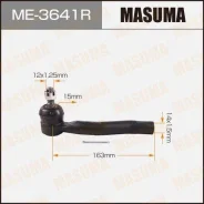 ���������� ������� Masuma ME3641R Toyota Corolla Fielder, VITZ / NZE121G, NZE141G, KSP130 ME3641R ����