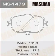 ������� ��������� �������� Masuma MS1479 AN671K, NP1017, P83062 MS1479 ����