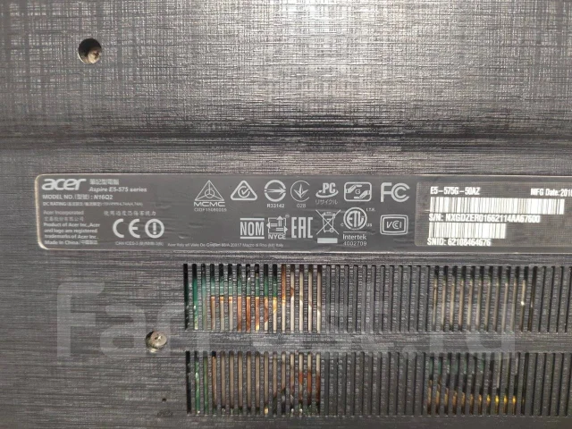 Acer Aspire E5-575G. 15.6", 2,3����, ��� 4 ��, ���� 1���, WiFi: 1, Bluetooth: 1, ����������� �� 6��. ����