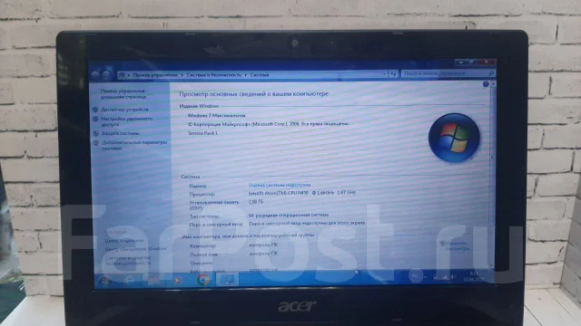 Acer Aspire One D260-2Bk. 10.1", 1,6����, ��� 2048 ��, ���� 250���, WiFi: 1 ����