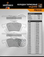 ������� ����. ���. PB222C 1360306Senfineco FORD, Mazda, Volvo, OPEL, Renault (NIBK. PN2702) (TRW. GDB1621 GDB2086) PB222C ����
