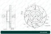 ���� ��������� G-Brake GFR02244R ��������������� ������������� Gbrake ������ GFR02244R ����