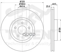 ���� ���������, �������� Ford Kuga II 13, Tourneo Connect II 13, Transit Connect II 13 Tyren ���. TYR1020241 TYR1020241 ����