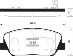    Sangsin Brake SP1403 SP1403 