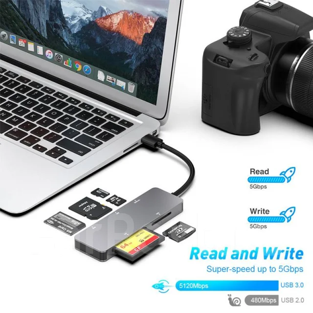 ��������� SD/MS/CF/XD/TF/M2 ���. 7062. ��������� SATA ����