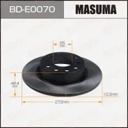 ���� ��������� Masuma, rear Volkswagen Touran, Skoda Octavia [��.2] BD-E0070 Masuma, ������ BDE0070 ����