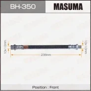 ����� ��������� Masuma MMC- /front/rear/ Mirage / Galant, Diamante, RVR BH-350 Masuma, ��������/������ BH350 ����