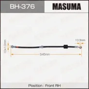 ����� ��������� Masuma Sz- /front/ Escudo RH BH-376 Masuma, ������ �������� BH376 ����