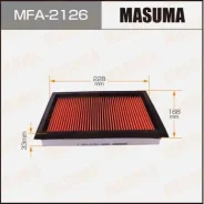 ��������� ������ A-2003V Masuma (1/50) �������� MFA-2126 Masuma MFA2126 ����