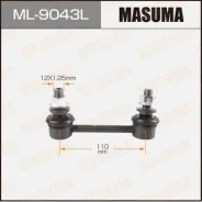 ������ ������������� (����) Masuma rear Lexus RX350, RX450H / GGL15L, AGL25L, GGL25L LH ML-9043L Masuma, ����� ������ ML9043L ����