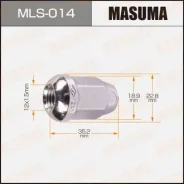 ����� Masuma 12x1.5��, L=35.2��, ��� ����=19�� MLS-014 Masuma MLS014 ����
