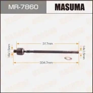 ������� ���� Masuma Mitsubishi Lancer / CN9A 96-97 MR-7860 Masuma MR7860 ����