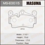 ������� �������� Masuma, P85070 rear (1/12) MS-E0015 Masuma, ������ MSE0015 ����