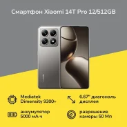 Xiaomi 14T Pro. �����, 512 ��, �����, 3G, 4G LTE. ��� ����� �� ������������ ����