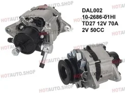 ��������� Dagger DAL002 23100-02N15 23100-02N19 102-003 ALH0678 TD27 TD23 TD25 12V 70A 50cc � ������� 7.3�� Dagger DAL002 DAL002 ����