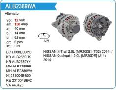 ��������� Nissan Nissan X-Trail 2.0L [MR20DE] (T32) 2014- MH Motorherz ALB3535WA ����