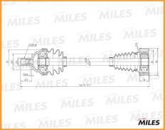    AUDI A3GOLF 16 03-  (GKN 304749) Miles / GC01002 GC01002 