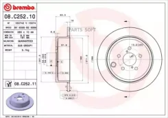 ���� ��������� ������ ��������������� Brembo 08C25210 08C25210 ����