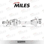 ������ � ����� ����� Renault Logan MCV/LADA Largus (GKN 304511) GC01111 Miles GC01111 GC01111 ����