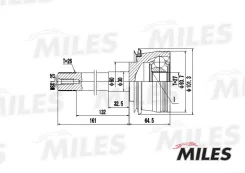 ���� �������� Toyota 4Runner/Hilux 2.4-3.4 87-02 GA20450 ����� ����� GA20450 ����