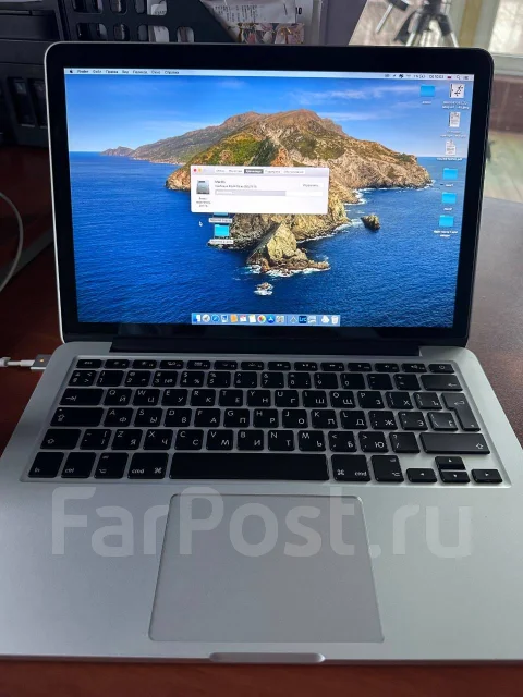 Apple MacBook Pro 13 2014 Mid MGX72. 13", 2,6����, ��� 8 ��, ���� 256���, WiFi: 1, Bluetooth: 1, ����������� �� 3��. ����