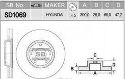    8 Sangsin Brake SD1069 SD1069 