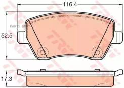   Nissan Almera G15 12-, Terrano 14- GDB2017 GDB2017 GDB2017 