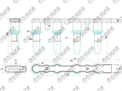 ������� ��������� TI-GUAR /Opel Astra H G 1998-2010 Corsa D 2004- Vectra C 2002-2008; TG-1208021; 1208021 71739725 10458316 1208021 ����