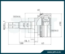 ���� ������� JETT V41-9320 ABS V419320ABS ����