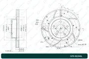 ���� ��������� G-Brake GFR02244L ��������������� ������������� Gbrake ����� GFR02244L ����