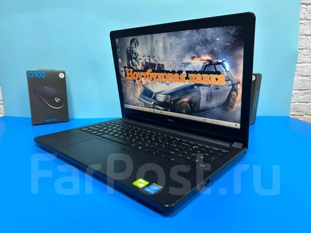 Dell. 15.6", 3����, ��� 8 ��, ���� 256���, WiFi: 1, Bluetooth: 1, ����������� �� 2��. ����