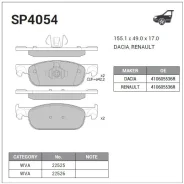 ������� ��������� Sangsin Brake SP4054 SP4054 ����
