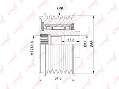 ����� ���������� ���� ���������� LYNXauto PA-1173 PA1173 ����