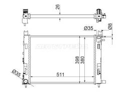   Nissan Terrano 2014-2022 / LADA Vesta 2015-2023 RN0002-14 