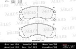    ( ) ( Low-Metallic) (Mitsubishi Galant IV-VI, Pajero II-III, Peugeot 4007) (TRW GDB1126) E400047 Miles E4000...