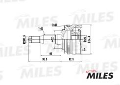   Chevrolet Lanos/Nubira 1.6/2.0 ( ABS) (GKN 303910) GA20051 Miles GA20051 GA20051 