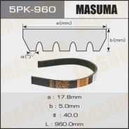 ������ ��������� ���������� Masuma 5PK960 5PK 960 5PK960 ����