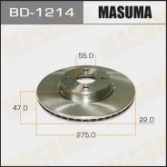 ���� ��������� Masuma BD1214 Toyota Corolla AXIO, Fielder/ NZE14# [��.2] BD1214 ����