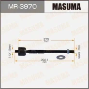 ���� ������� Masuma MR3970 Toyota Hiace / KDH221R, 202L 05 MR3970 ����