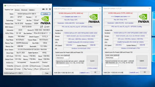 GeForce GTX 1050 Ti ����