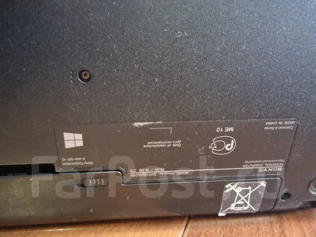 Sony VAIO SVF152A29V. 15.6", 1,8����, ��� 6 ��, ���� 700���, WiFi: 1, Bluetooth: 1, ����������� �� 1��. ����