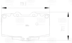 ������� ����. Subaru Impreza WRX (00-)/Nissan Skyline (93-) ����. �����. (PF 2202) Trialli PF2202 PF2202 ����